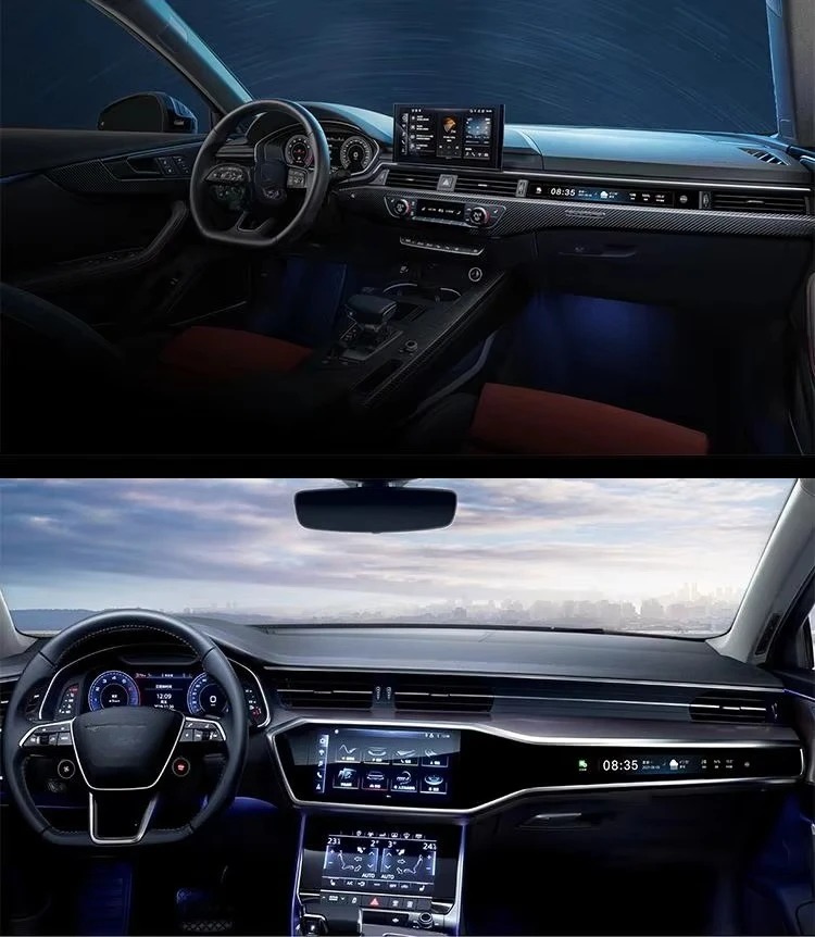 Passenger Side Virtual Cockpit LCD Screen Replacement for  A6 C8 A7 C8 2019-2025 Instrument Interior Trim